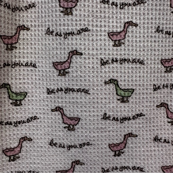 Be As You Are waffle thermal duck print - Picture 2 of 5